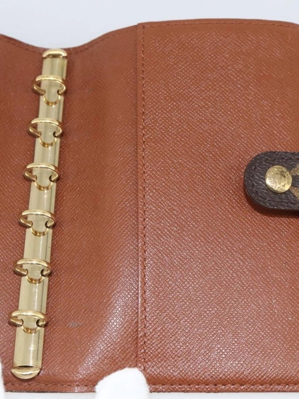 LOUIS VUITTON Monogram Agenda PM Day Planner Cover R20005 LV Auth BA11076 - Picture 13 of 16